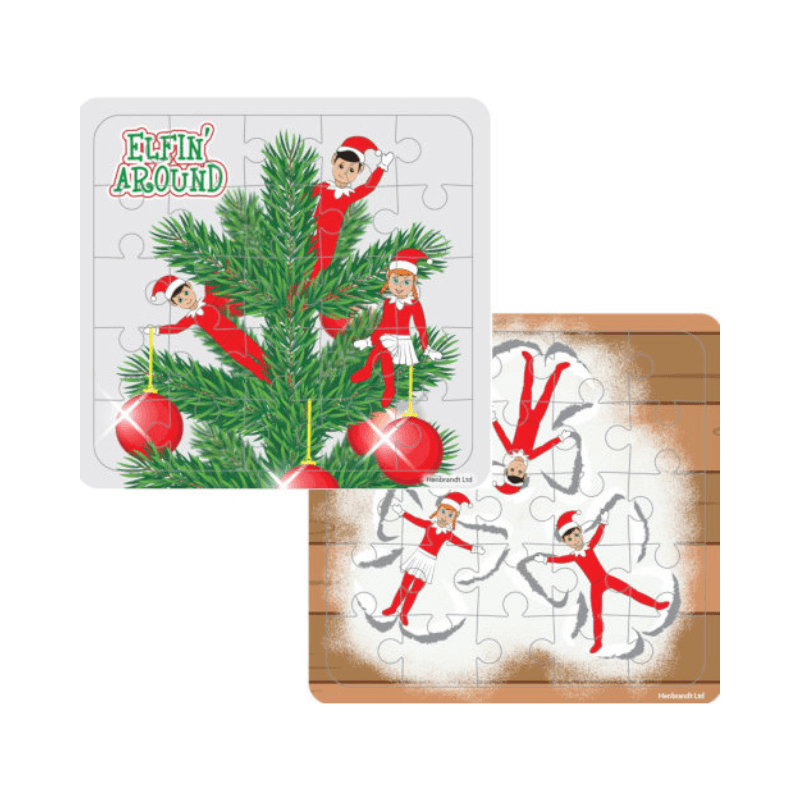 Elfin' Around Mini Jigsaw Puzzle