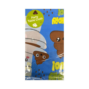 Emoji Poo Birthday Party Table Cloth