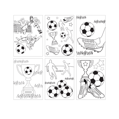 Football Eco Colouring Set