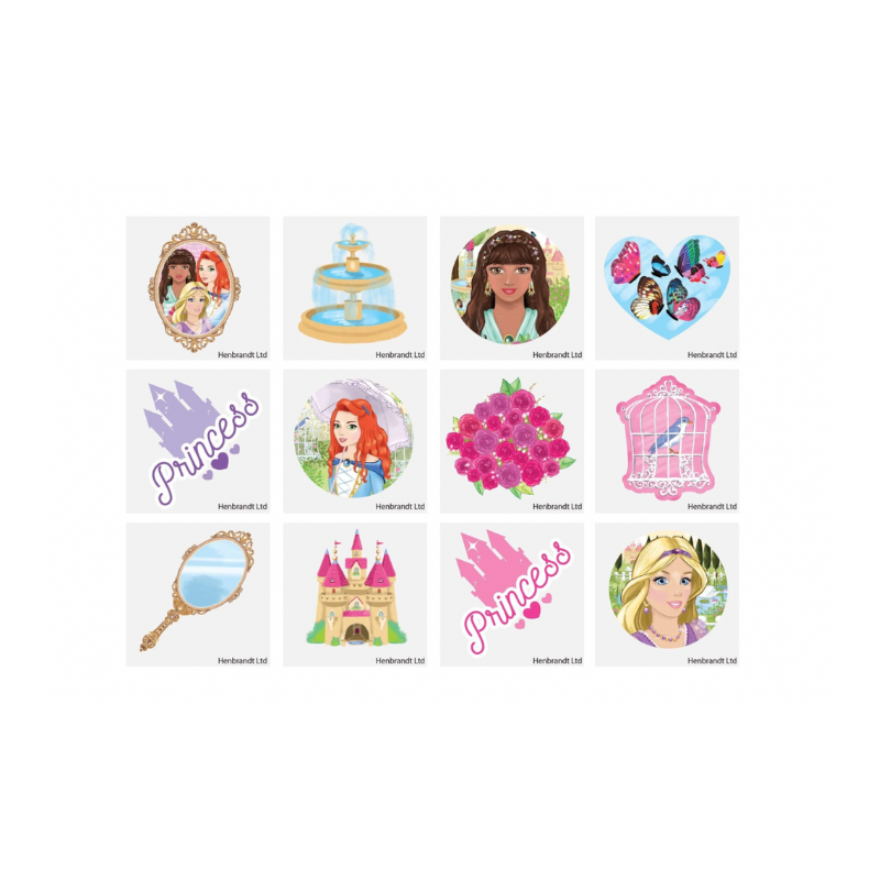 Fun Mini Princess Tattoos