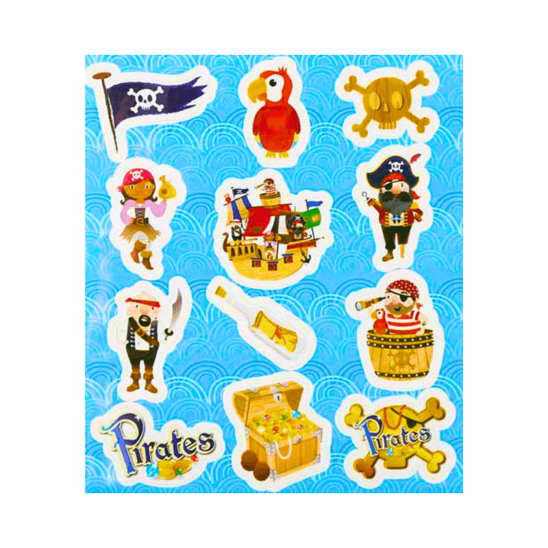 Fun Pirate Stickers