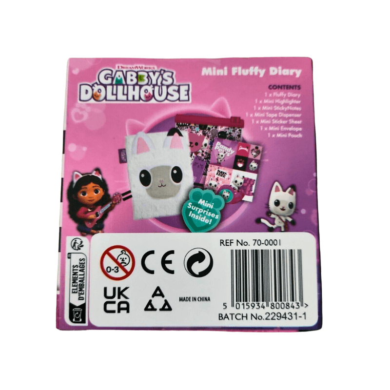 Gabby's Dollhouse Mini Fluffy Diary Set