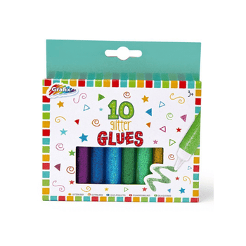 Grafix 3D Glitter Glue 10 Pack