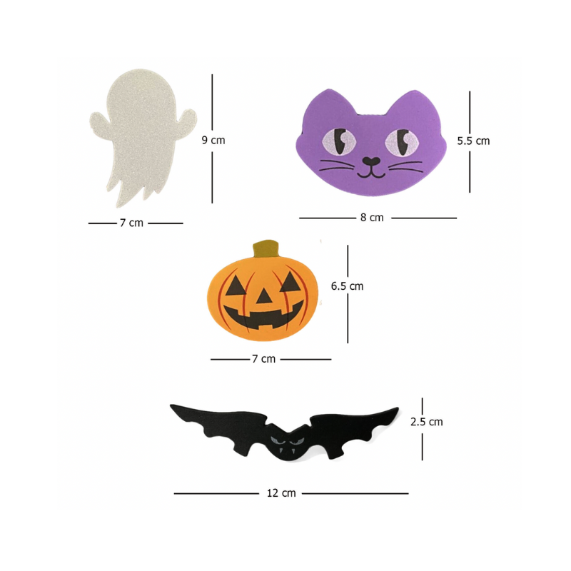 Halloween Foam Stickers with Googly Eyes