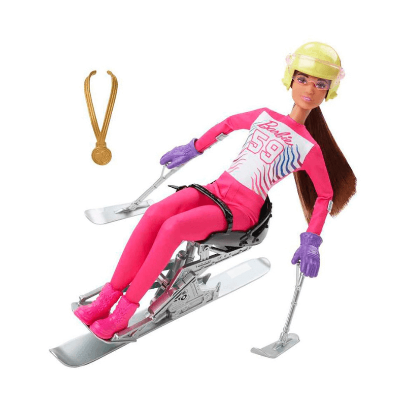 Mattel Barbie You Can Be Anything Winter Sports Para Alpine Skier