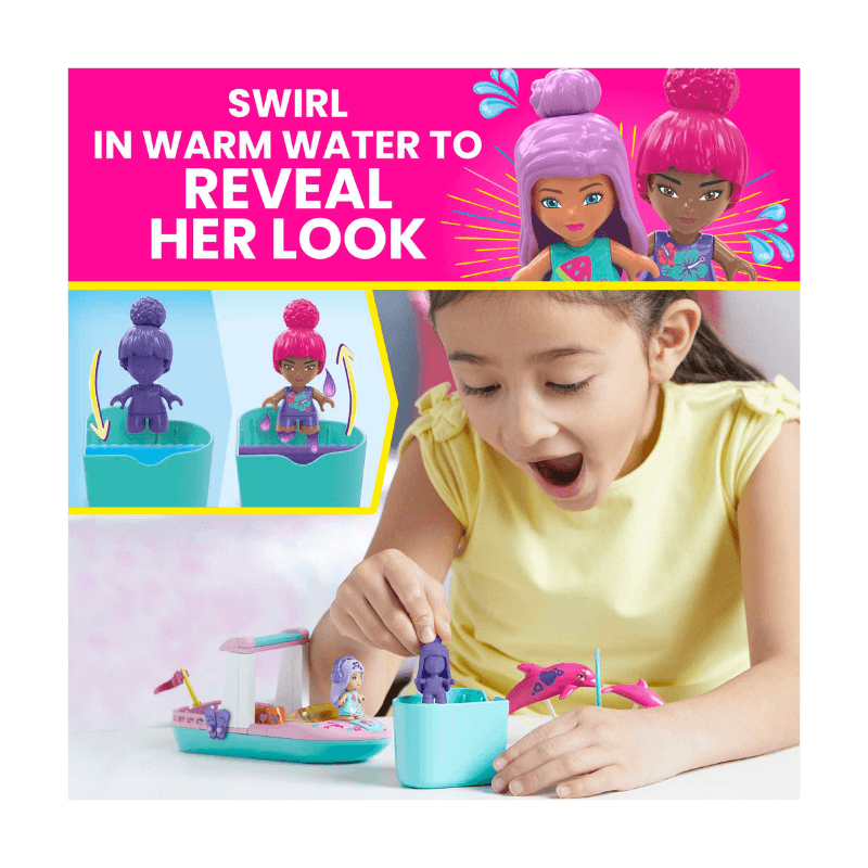 Mattel MEGA Barbie Colour Reveal Dolphin Exploration