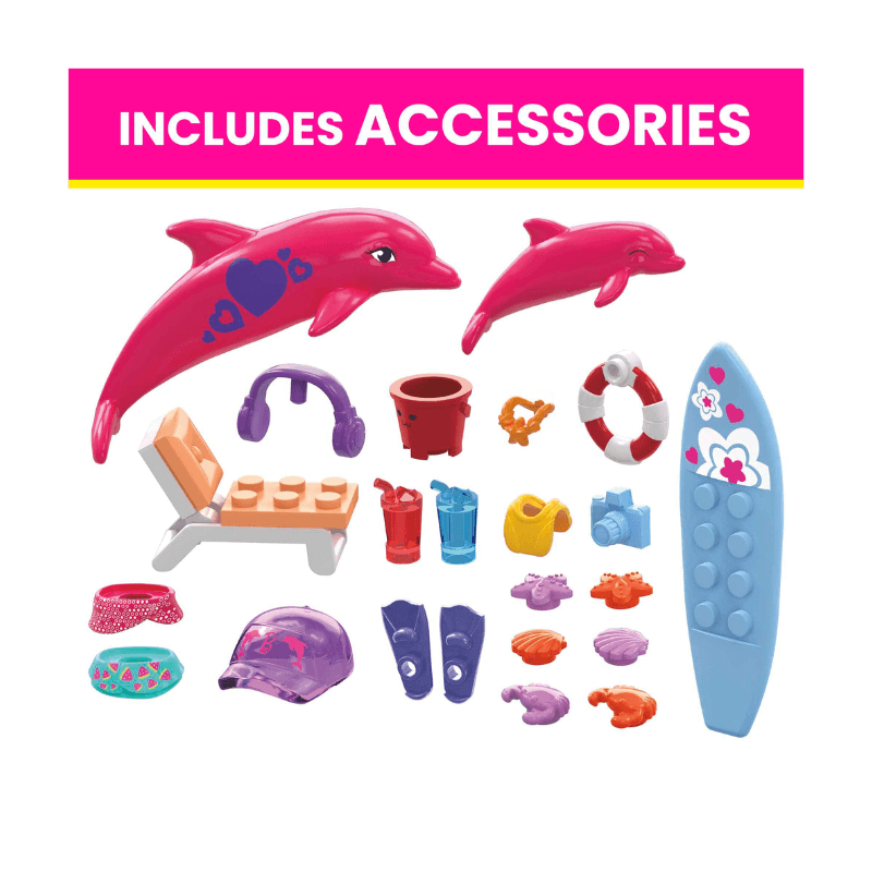 Mattel MEGA Barbie Colour Reveal Dolphin Exploration