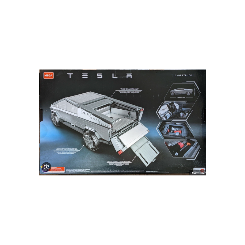 Mega Bloks Tesla Cybertruck Building Set Collectable 