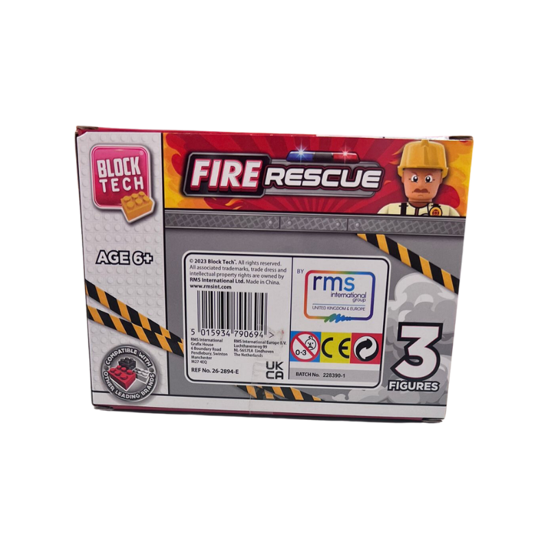 Mini Block Tech Fire Rescue Figures