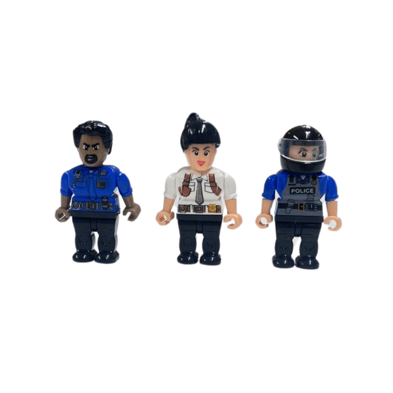 Mini Block Tech Police Force Figures