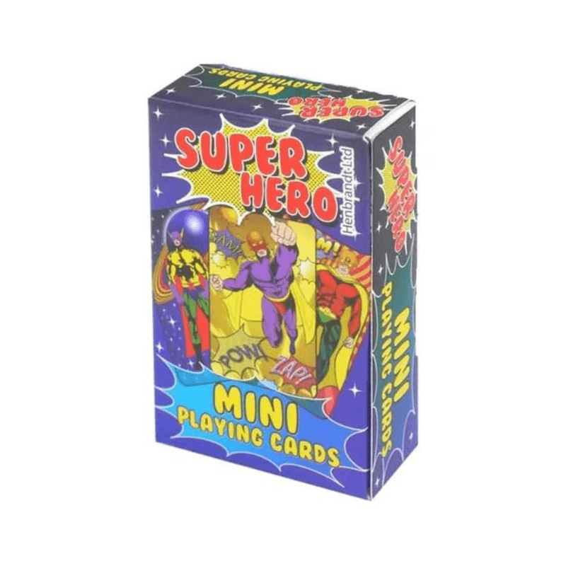 Mini Superhero Playing Cards