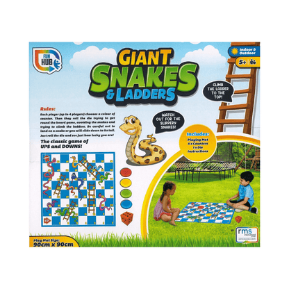 Outdoor Giant Snakes & Ladders Board Game