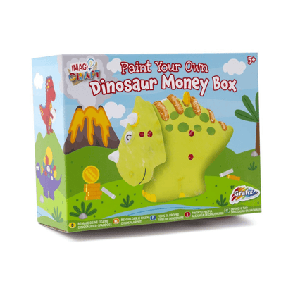 Paint Your Own Dinosaur Money Box