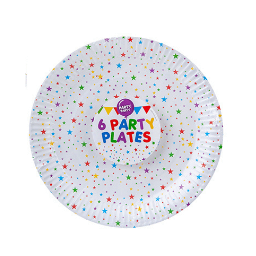 6 Pack Of Birthday Party Plates