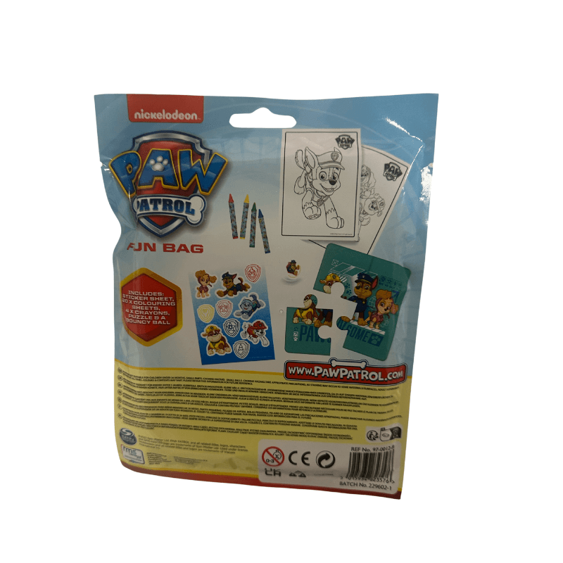 Paw Patrol Fun Bag With Jigsaw