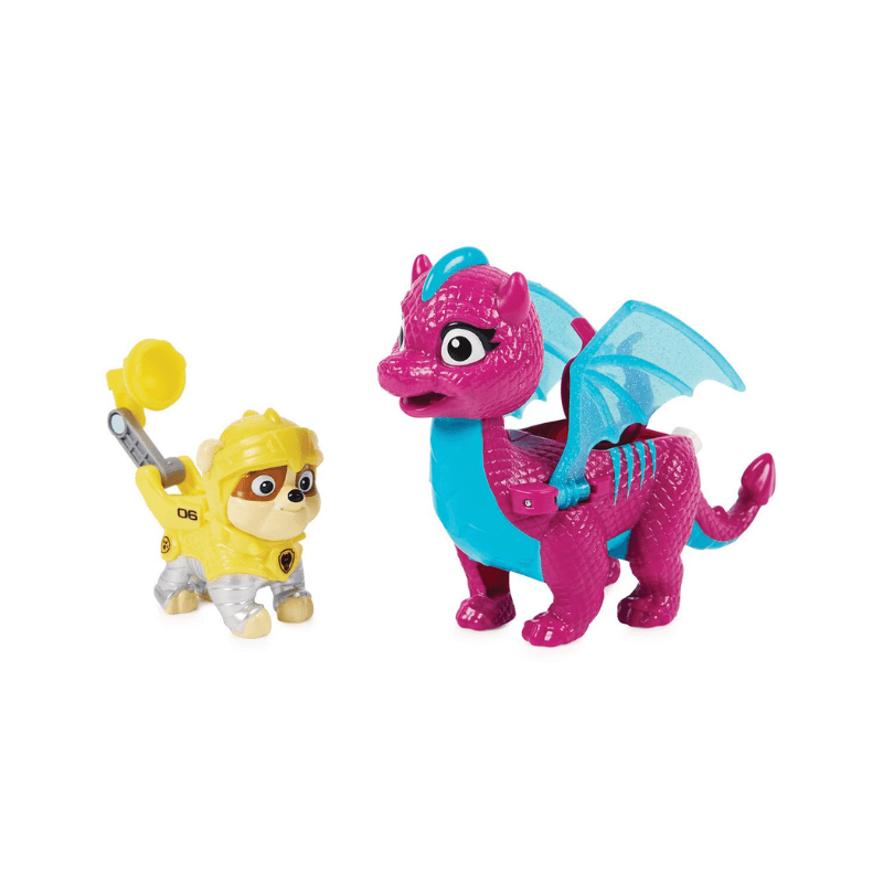 Paw Patrol Rescue Knights - Rubble And Dragon Blizzie