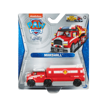 Paw Patrol True Metal Big Trucks Die Cast Vehicles - Marshall