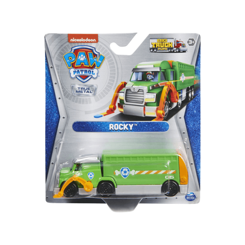 Paw Patrol True Metal Big Trucks Die Cast Vehicles - Rocky