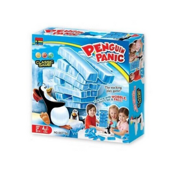 Penguin Panic Board Game of Stacking Blocks