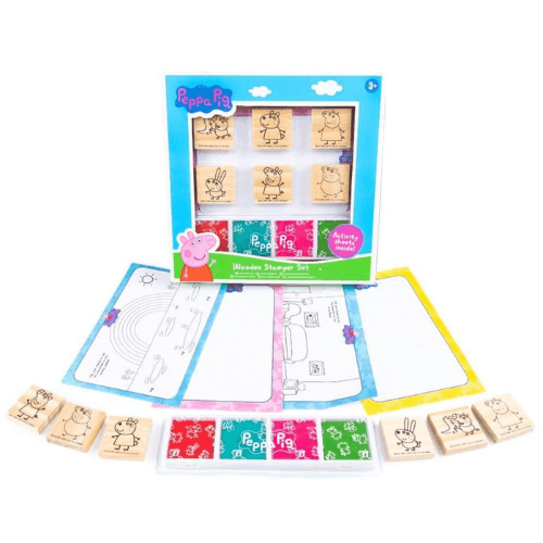 Peppa Pig Wooden Stamper Set