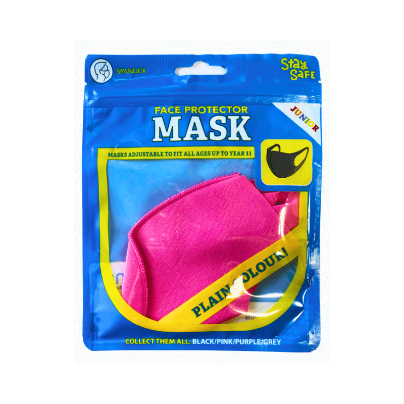 Pink Junior Face Mask