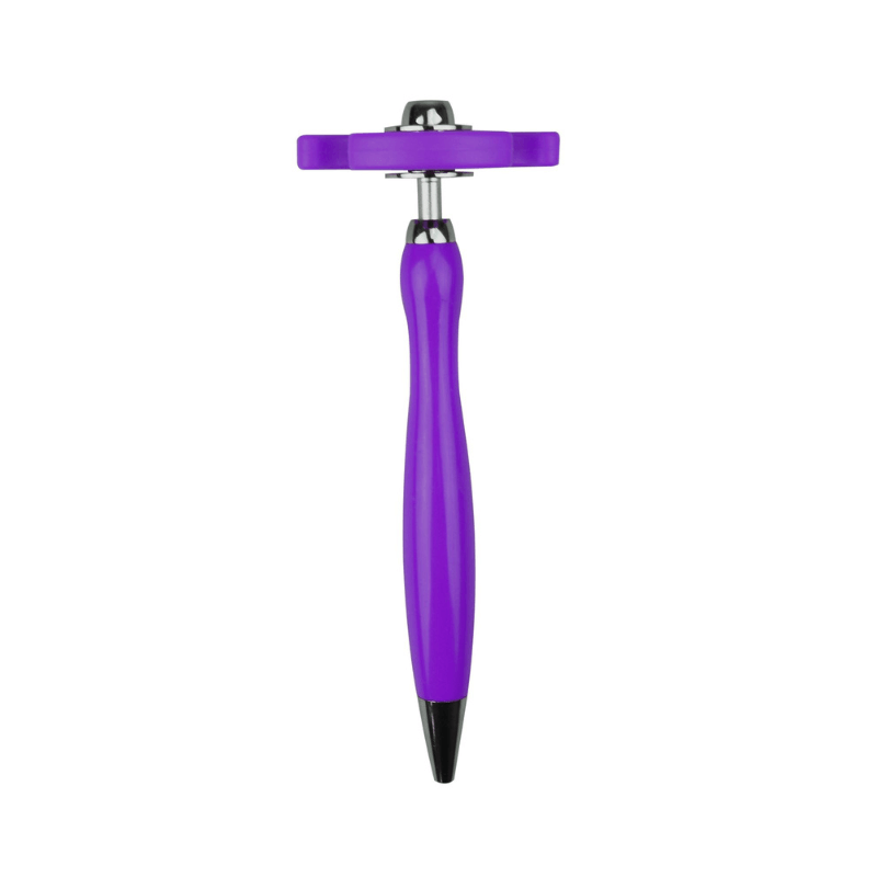 Purple Fidget Spinner Pen