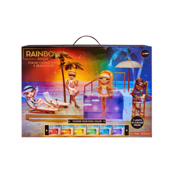 Rainbow High Colour Change Pool & Beach Club Playset