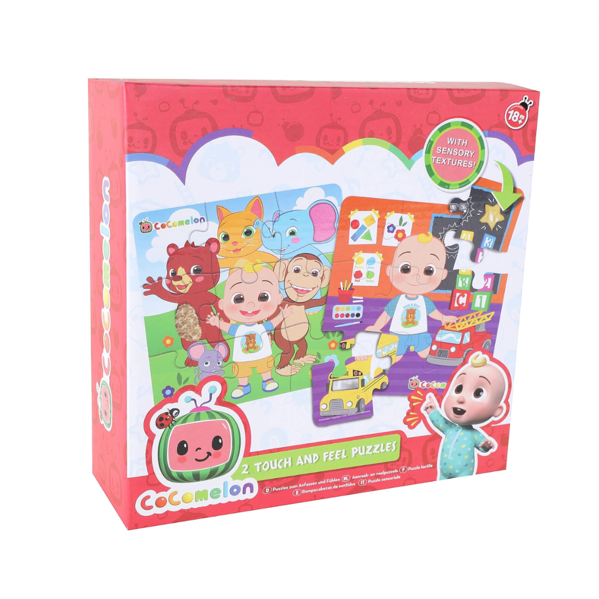 CoComelon Sensory Puzzles Pack of Two