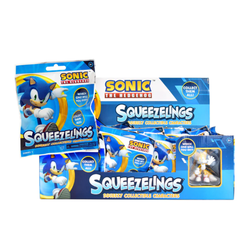 Sonic The Hedgehog Squeezelings Mini Figures Blind Bag