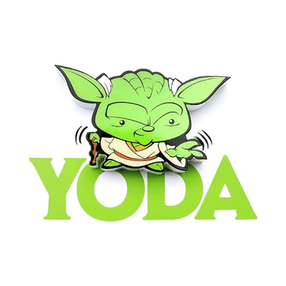 Star Wars Yoda 3D Deco LED Wall Light