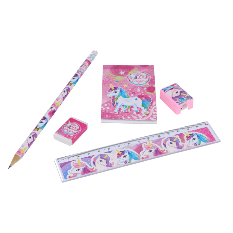 Stationery Set Unicorn Theme