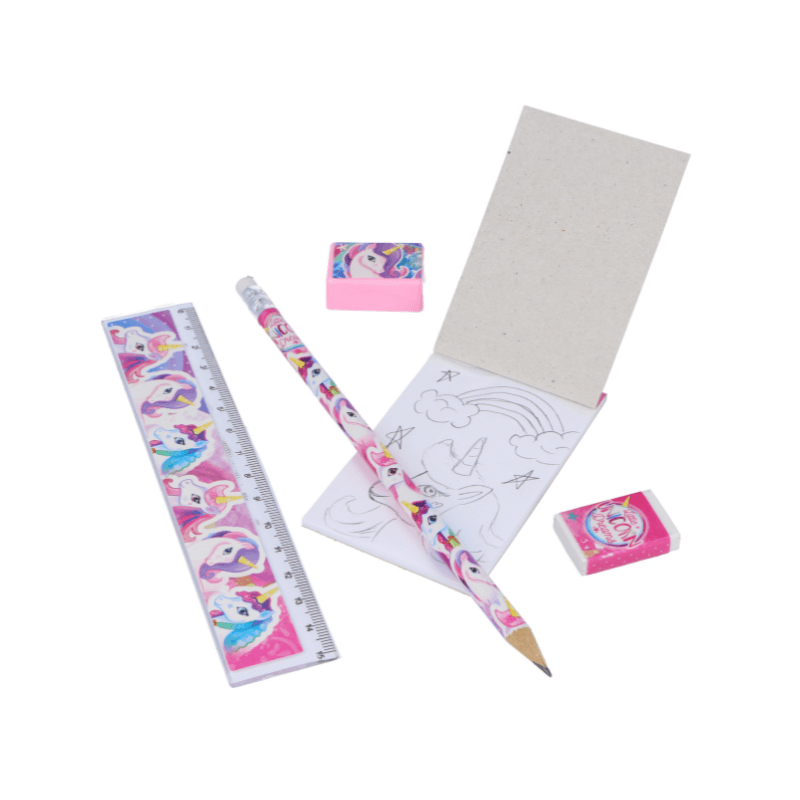 Stationery Set Unicorn Theme