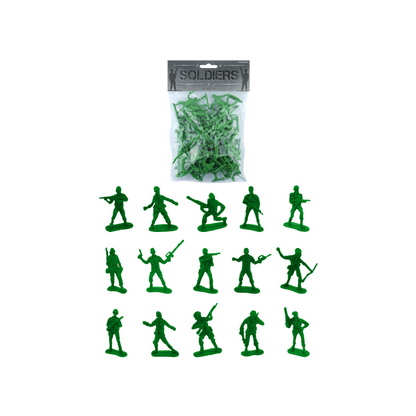 50 Green Toy Soldiers