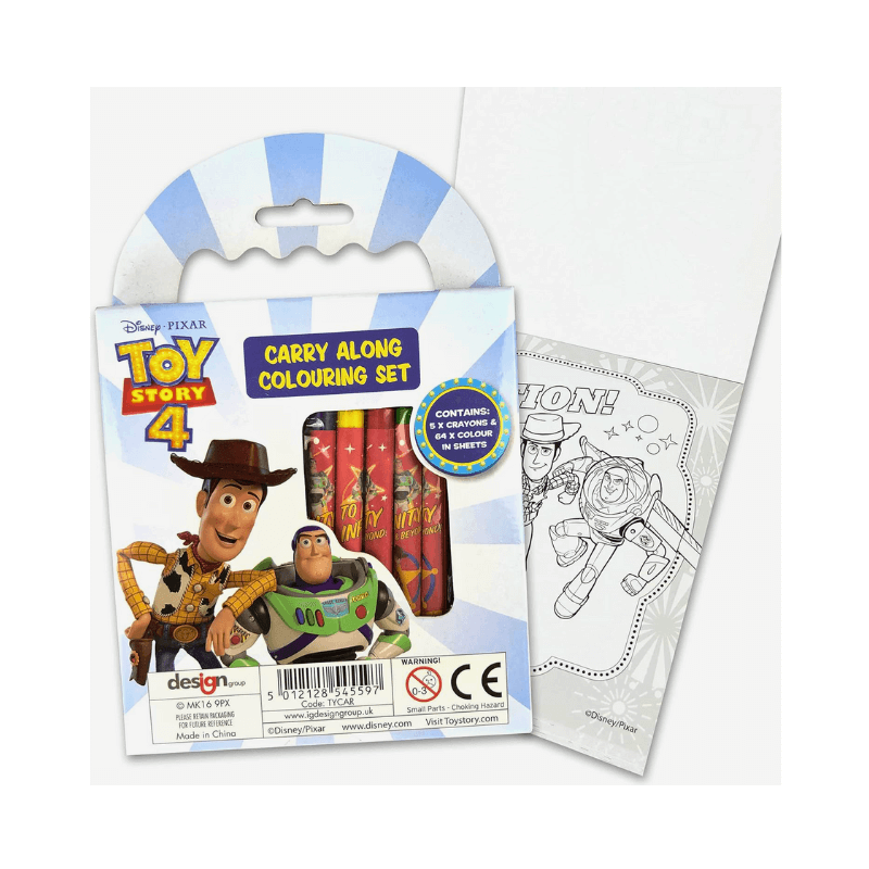 Toy Story 4 Carry Along Colouring Set