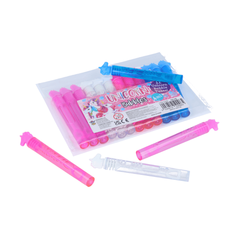 Unicorn Bubble Party Tubes