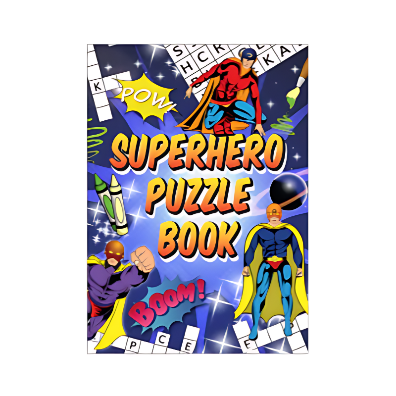 Superhero Puzzle Book