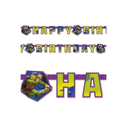 Teenage Mutant Ninja Turtles Party Banner