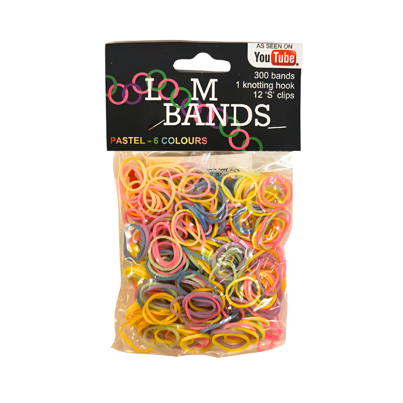 300 Pastel Loom Bands