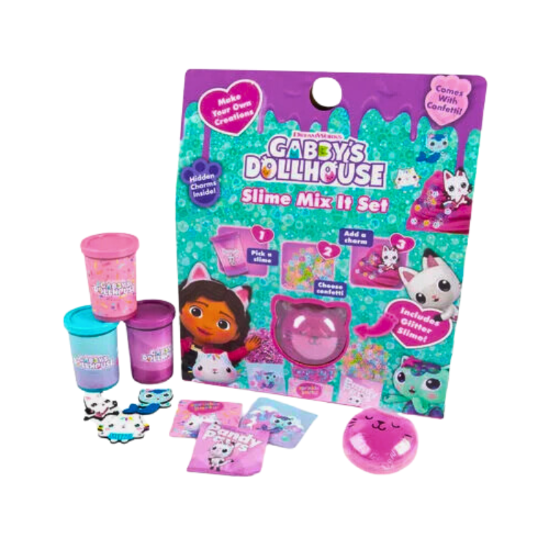 Gabby's Dollhouse Slime Mix It Set