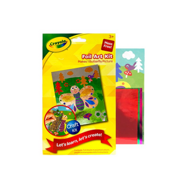 Crayola Foil Art Kit Butterfly Theme