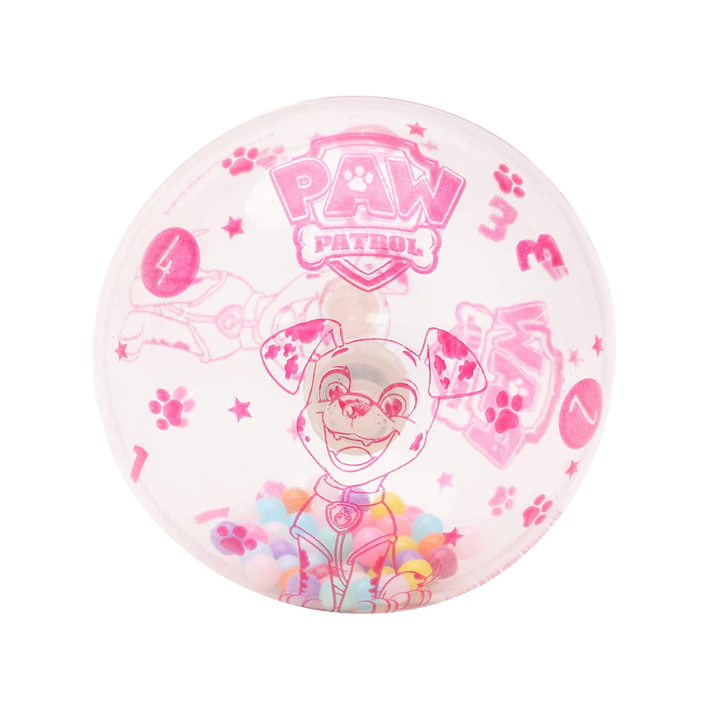 Paw Patrol Clear & Pink Sensory Ball