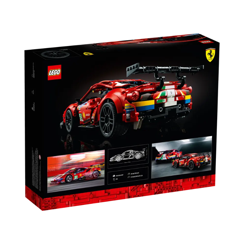 LEGO Technic 42125 Ferrari 488 GTE (AF Corse #51)