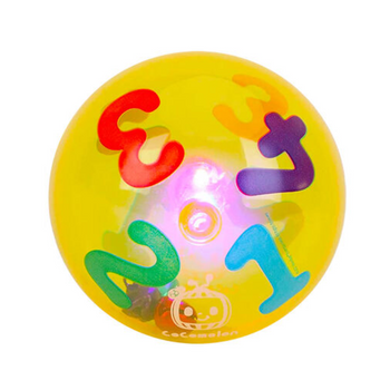 Cocomelon Sensory Ball Yellow Numbers