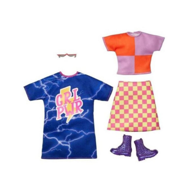 Mattel Barbie Doll Girl Power Dress & Accessories