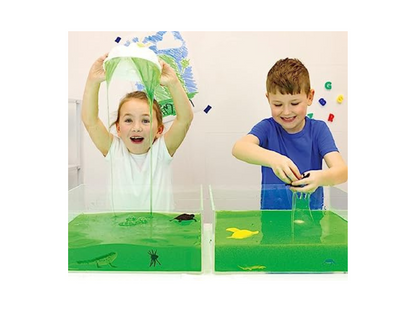 Green Dino Slime Play