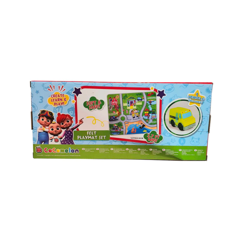 Cocomelon Felt Playmat Set