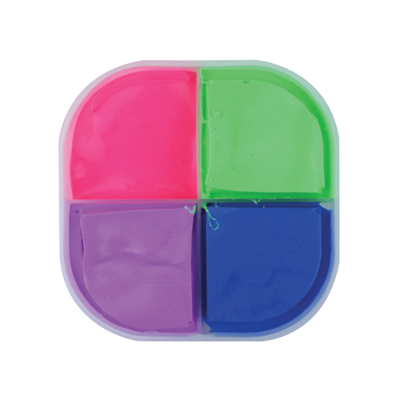 Box Of 4 Muticoloured Bouncing Putty