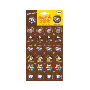 Chocolate Scratch & Sniff Sticker Sheet