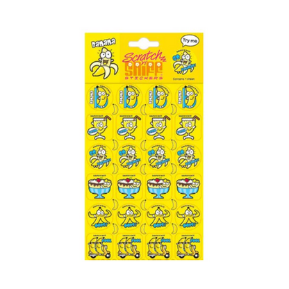 Banana Scratch & Sniff Sticker Sheet