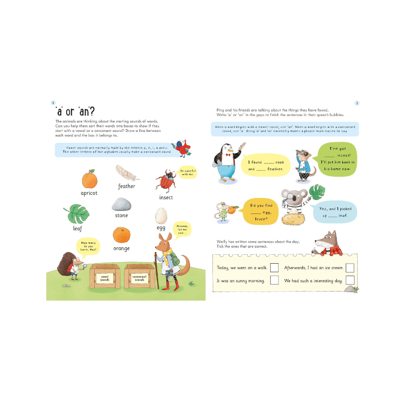 Usborne Workbook's Grammar & Punctuation 7-8